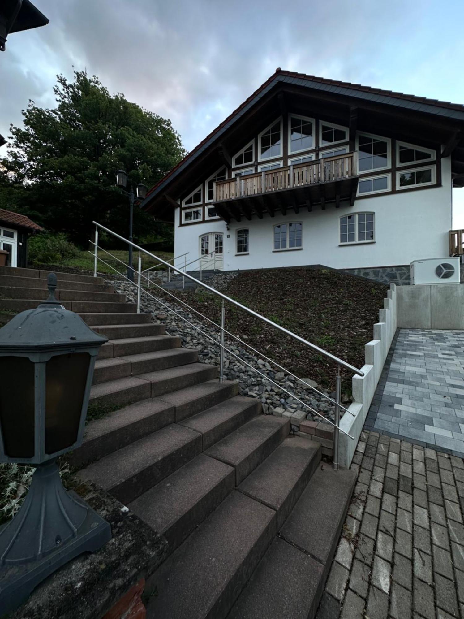 Ferienwohnung Blick Thyratal Stolberg i. Harz Exterior foto